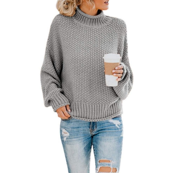 Sweaters - ⬇️$20 NWT Turtleneck Sweater Batwing Sleeve